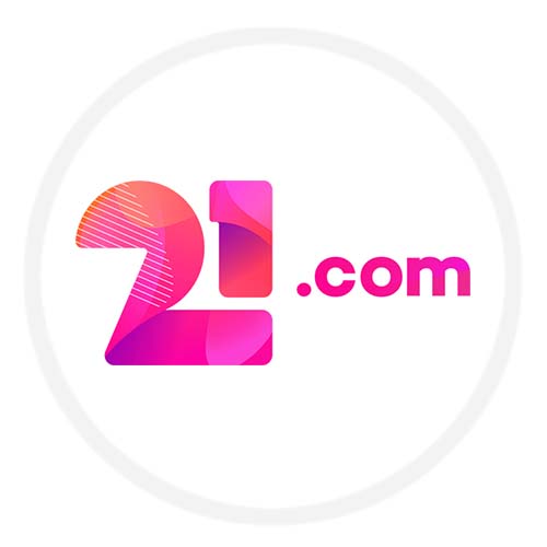 21.com casino logo