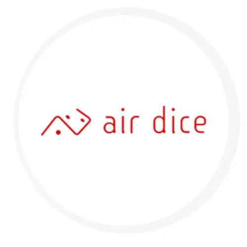 Air Dice logo pyöreä