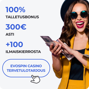 Evospin tervetulotarjous