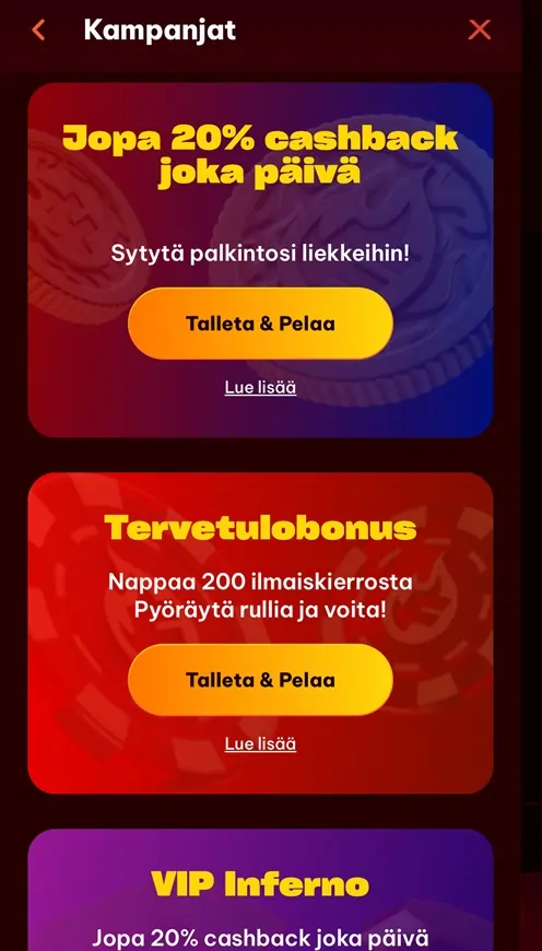 Flamez casino mobiilin etusivu