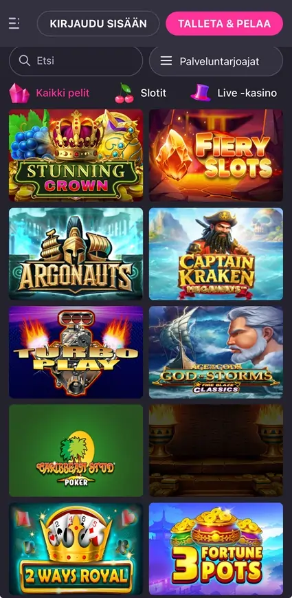 HotLoot Casinon pelit