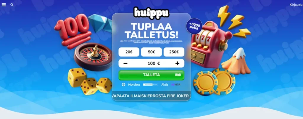 Huippu Kasinon etusivu