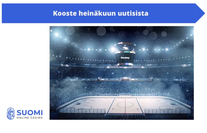 Kasinouutiset heinäkuussa Käärijä yllätti ja Hartwall Areena muutti nimensä