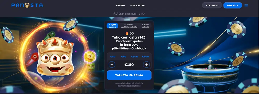 Panosta Kasinon etusivu