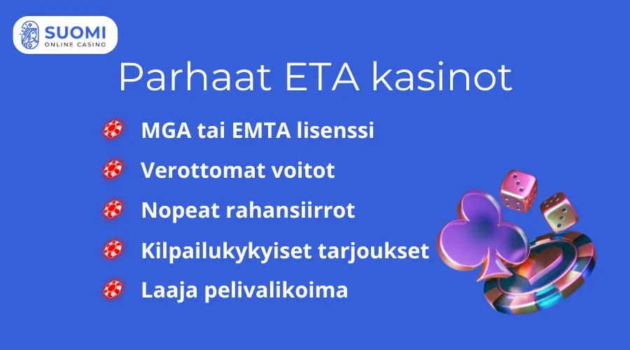 Parhaat ETA kasinot