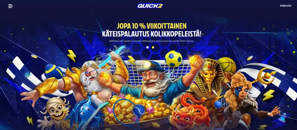 Quickz Casinon etusivu