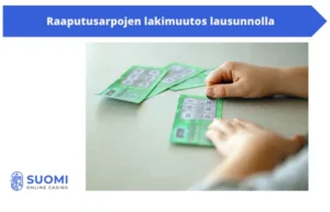 Raaputusarpojen lakimuutos lausunnolla