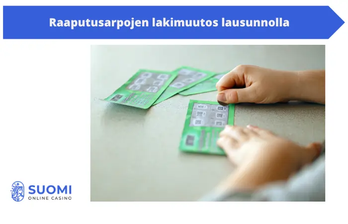 Raaputusarpojen lakimuutos lausunnolla