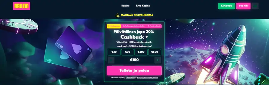 Raketti Casinon etusivu