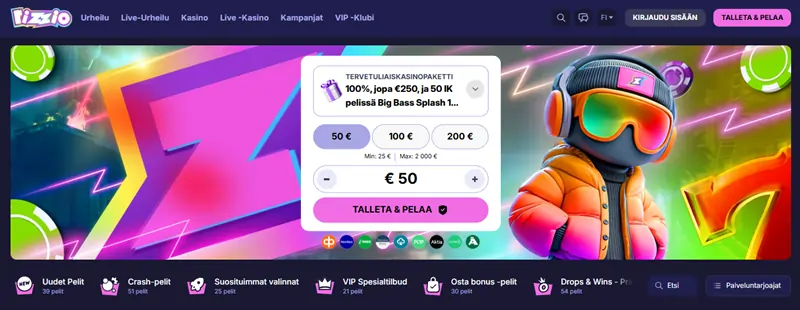 Rizzio Casino screenshot