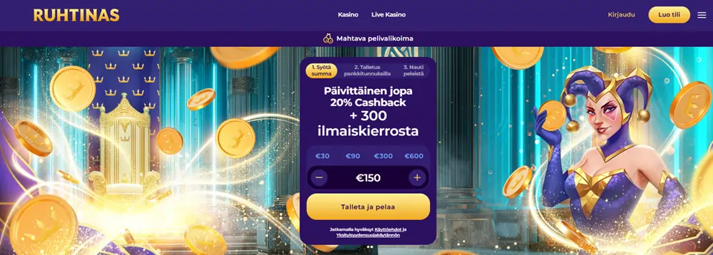 Ruhtinas Casinon etusivu
