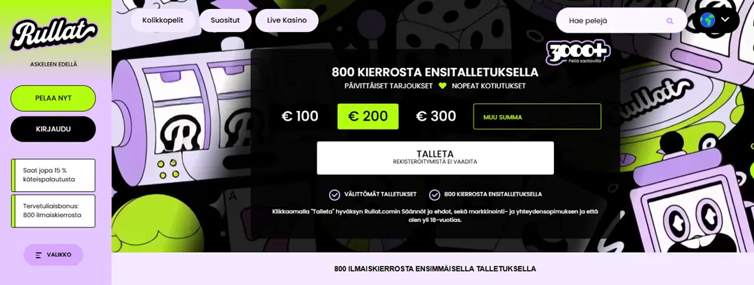 Rullat Kasino screenshot