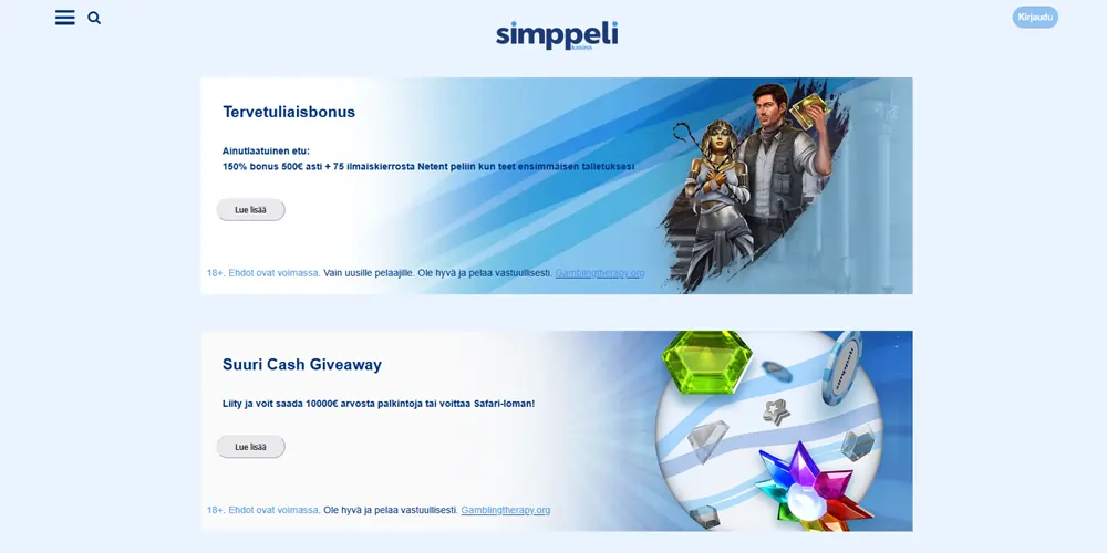 Simppeli tarjoukset