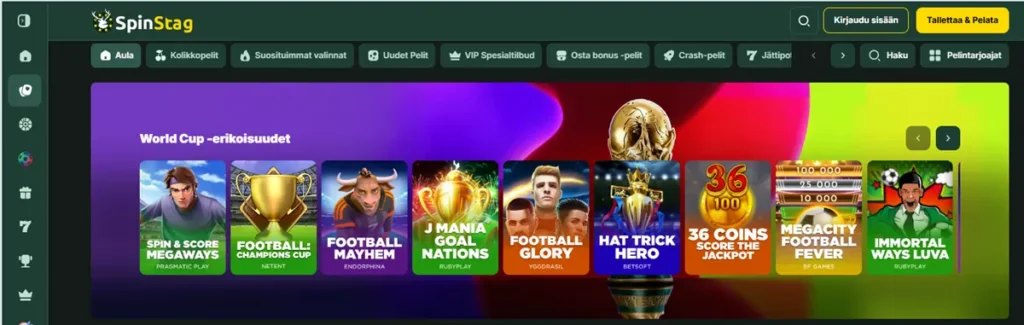 SpinStag Casinon pelit