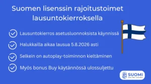 Suomen lisenssin rajoitustoimet artikkelikuva