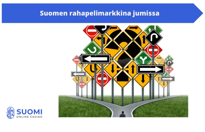 Suomen rahapelimarkkinat jumiutuivat