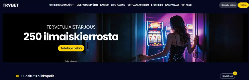 Trybet Casinon etusivu