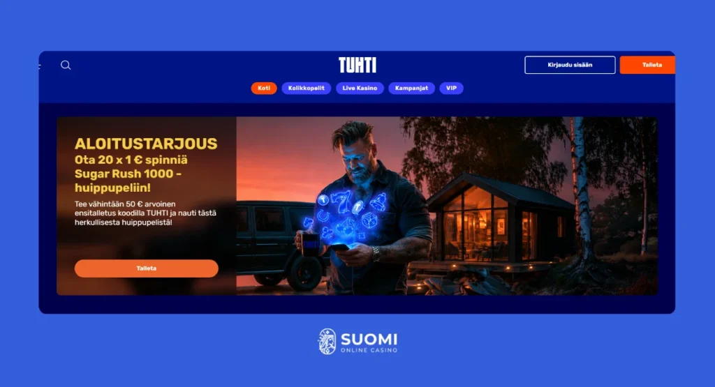 Tuhti kasinon etusivu