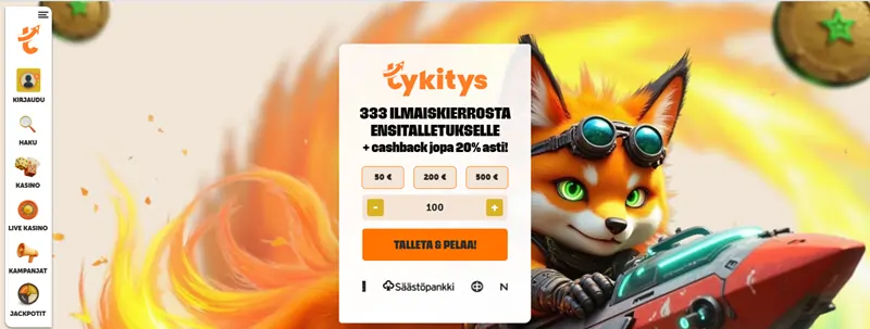 Tykitys Casino etusivu