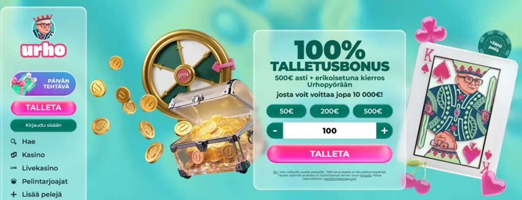 Urho Kasinon etusivu