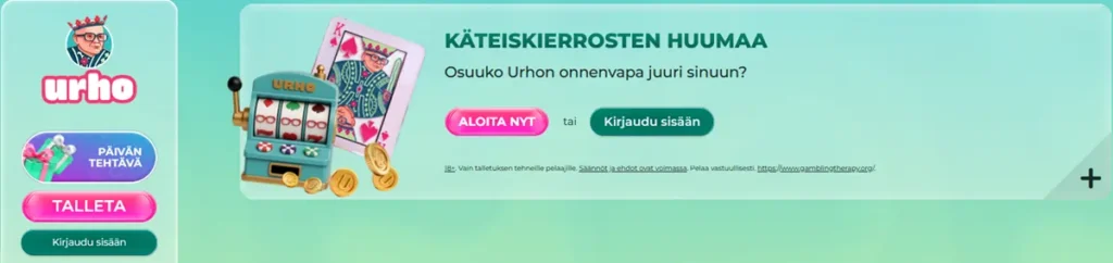 Urho Kasinon tarjouksia