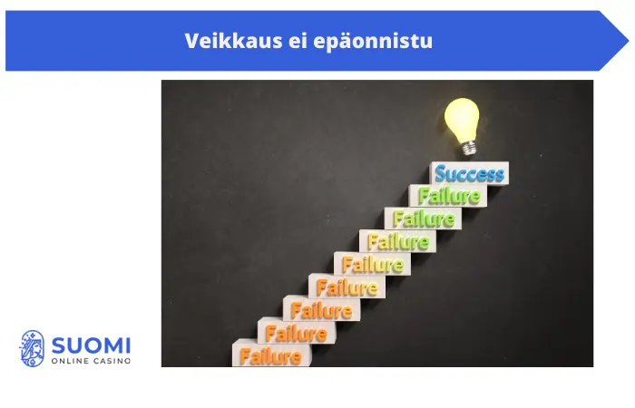 Veikkaus ei epäonnistu, vaan kiipeää kohti onnistumista.
