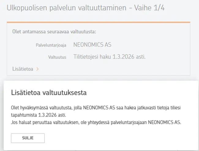 Viljo kasinot tilitiedot