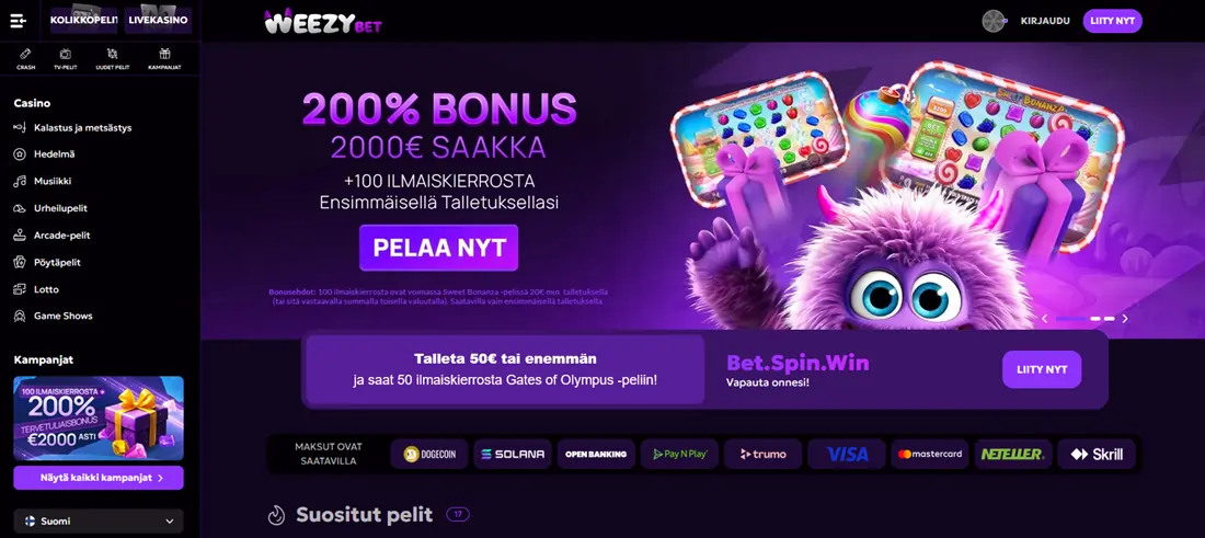 WeezyBet screenshot