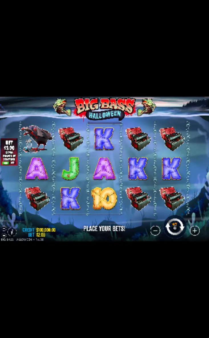 big bass halloween ruutukaappaus