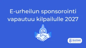 e-urheilun sponsorointi suomessa