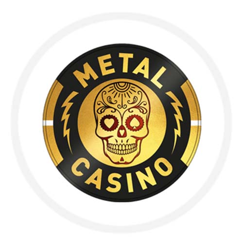 metal casino logo