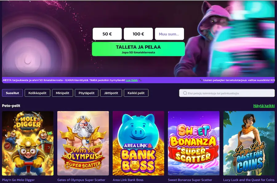 Pelipeto kasinon kuva