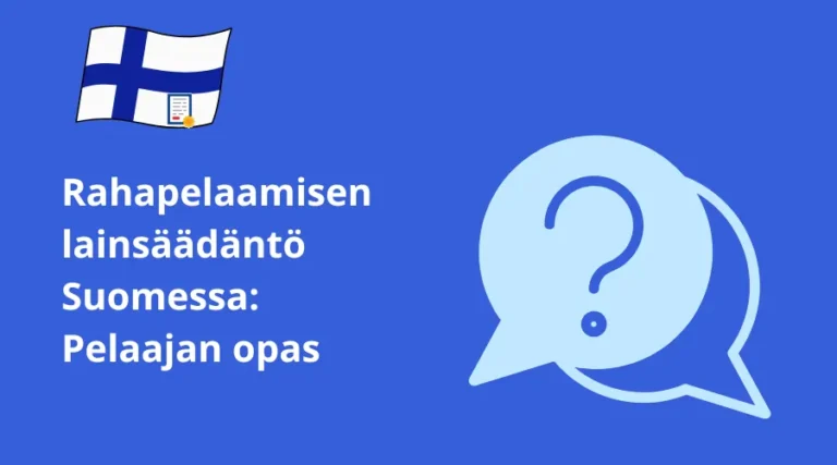 rahapelaamisen lainsäädäntö Suomessa